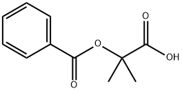 2-(苯甲酰氧基)-2-甲基丙酸 结构式