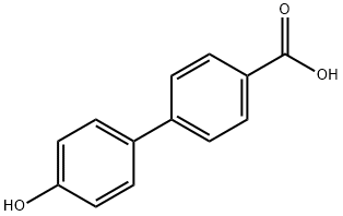 4'-羟基联苯-4-羧酸 结构式