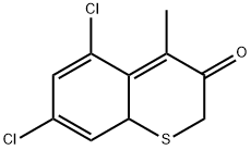 5,7-二氯-4-甲基苯并[B]噻吩-3(2H)-酮 结构式