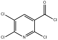 2,5,6-TRICHLORONICOTINOYL CHLORIDE 结构式