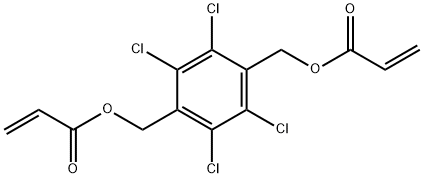 (tetrachloro-1,4-phenylene)bismethylene diacrylate 结构式