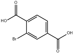 2-溴对苯二甲酸 结构式