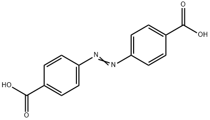 偶氮苯-4,4-二羧酸 结构式