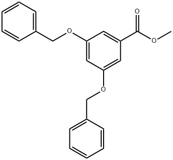 3,5-二苄氧基苯甲酸甲酯 结构式
