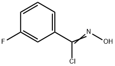 Α-氯-3-氟苯甲醛肟 结构式