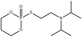 2-[[2-(Diisopropylamino)ethyl]thio]-1,3,2-dioxaphosphorinane-2-oxide 结构式