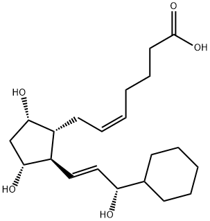 15-CYCLOHEXYL PENTANOR PROSTAGLANDIN F2ALPHA 结构式