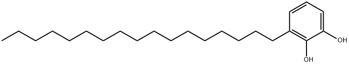 3-HEPTADECYLCATECHOL 结构式