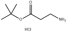 Β-丙氨酸叔丁酯盐酸盐 结构式