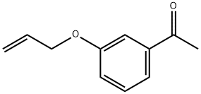 1-(3-烯丙氧基苯基)乙酮 结构式