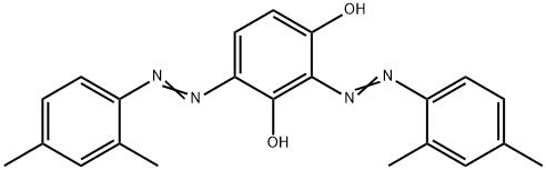 2,4-双[(2,4-二甲苯基)偶氮]-1,3-苯二酚 结构式