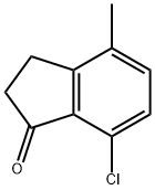 7-氯-4-甲基-1-茚酮 结构式