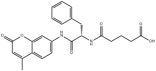 GLUTARYL-PHE-AMC 结构式