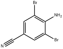 4-氨基-3,5-二溴苯腈 结构式