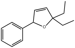 Furan, 2,2-diethyl-2,5-dihydro-5-phenyl- (9CI) 结构式