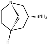 1-Azabicyclo[3.2.1]octan-3-amine,(1R,3R,5R)-(9CI) 结构式
