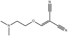 Propanedinitrile, [[2-(dimethylamino)ethoxy]methylene]- (9CI) 结构式