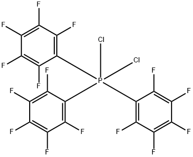 Dichlorotris(pentafluorophenyl)phosphorane 结构式