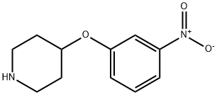 3-NITROPHENYL 4-PIPERIDINYL ETHER 结构式