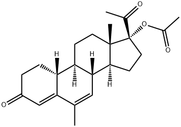醋酸诺美孕酮 结构式