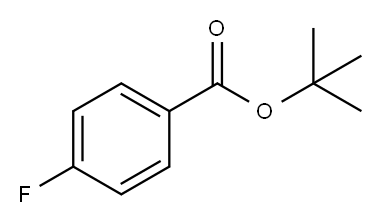 叔丁基4 -氟苯甲酸 结构式