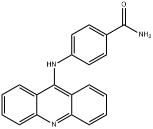9-(4-Carbamoylanilino)acridine 结构式
