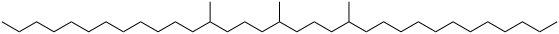 13,17,21-Trimethyltritriacontane 结构式