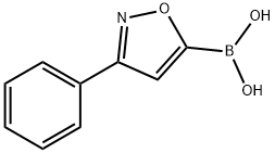 3-苯基异噁唑-5-硼酸 结构式