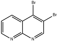 3,4-Dibromo-1,8-naphthyridine 结构式