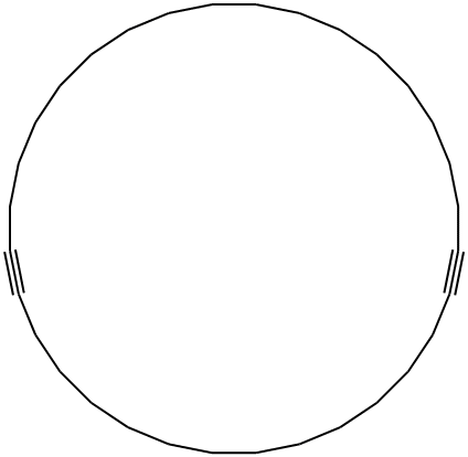 1,15-Cyclodotriacontadiyne 结构式