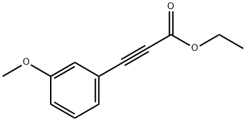 3-(3-甲氧基苯基)丙炔酸乙酯 结构式
