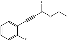 (2-FLUORO-PHENYL)-PROPYNOIC ACID ETHYL ESTER 结构式