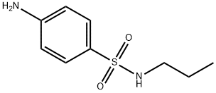 4-氨基-正丙基苯磺酰胺 结构式