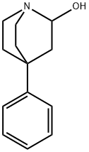 4-Phenyl-1-azabicyclo[2.2.2]octan-2-ol 结构式