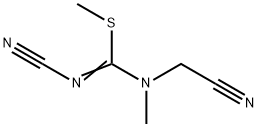 Carbamimidothioic acid, N-cyano-N-(cyanomethyl)-N-methyl-, methyl ester 结构式
