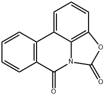 5H,7H-Oxazolo[5,4,3-de]phenanthridine-5,7-dione 结构式