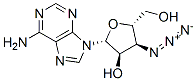 3'-叠氮基-3'-脱氧腺苷 结构式