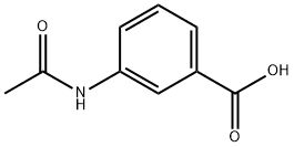 3-乙酰胺基苯甲酸 结构式