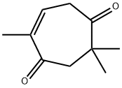 5-Cycloheptene-1,4-dione, 2,2,5-trimethyl- 结构式