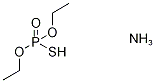 Thiophosphoric acid O,O-diethyl S-ammonium salt 结构式
