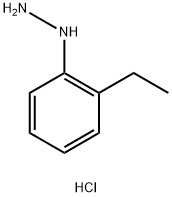 邻乙基苯肼盐酸盐 结构式