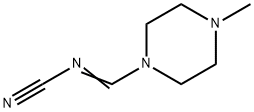 Piperazine, 1-[(cyanoimino)methyl]-4-methyl- (9CI) 结构式