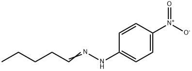 Valeraldehyde p-nitrophenyl hydrazone 结构式