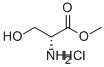 D-丝氨酸甲酯盐酸盐 结构式