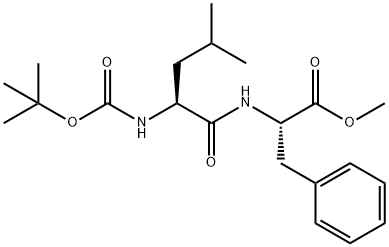 TERT-BUTYLOXYCARBONYL-LEUCYLPHENYLALANINE METHYL ESTER 结构式