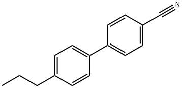 4-丙基-4'-氰基联苯 结构式