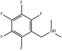 Dimethyl[(pentafluorophenyl)methyl]silane 结构式