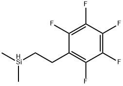 Dimethyl[2-(pentafluorophenyl)ethyl]silane 结构式