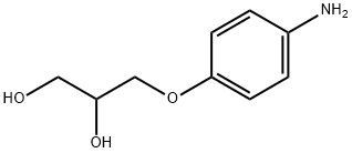 1,2-Propanediol, 3-(4-aminophenoxy)- 结构式