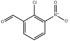 2-氯-3-硝基苯甲醛 结构式
